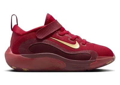 Pre-owned Nike Isofly Dark Metallic Gold Sneakers In Dark In Team Red/gym Red/dark Team Red