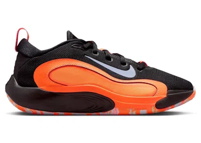 Pre-owned Nike Isofly Ghost Sneakers In Black/total Orange/bright Citrus