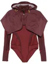 Nike Women S Ispa Bodysuit Team Burgundy Crush In Red