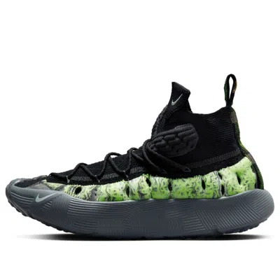 Nike Ispa Sense Flyknit 'black Neon Green'