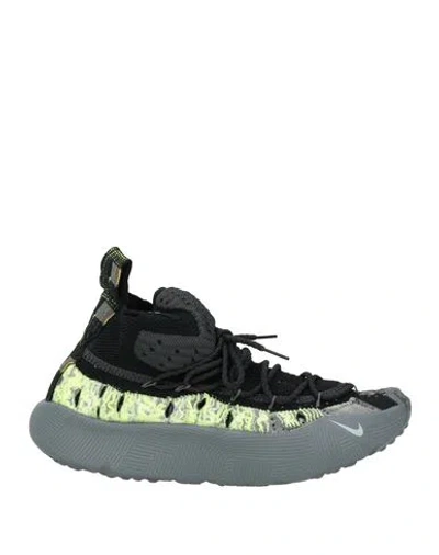 Nike Ispa Woman Sneakers Black Size 5.5 Textile Fibers
