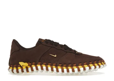 Pre-owned Nike J Force 1 Low Lx Jacquemus (women's) Sneakers In Earth/metallic Gold/blue Lightning