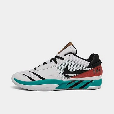 Nike Ja 1 Basketball Shoes In White/black/green