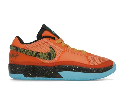 Pre-owned Nike Ja 1 Se Sneakers In Bright Mandarin/opti Yellow/black