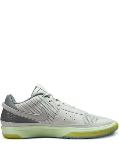 Nike Ja 1 Sneakers In Silver/green/grey