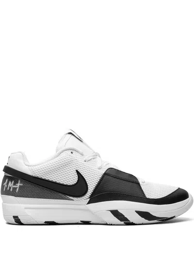 Nike Ja 1 "scratch 2.0" Sneakers In White/white/black