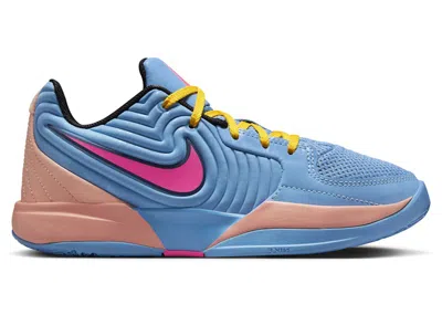 Pre-owned Nike Ja 2 Blue Void Sneakers In Blue Beyond/hyper Pink/apricot Agate