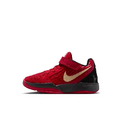 Nike Ja 2 "nightmare" Little Kids' Shoes In Red
