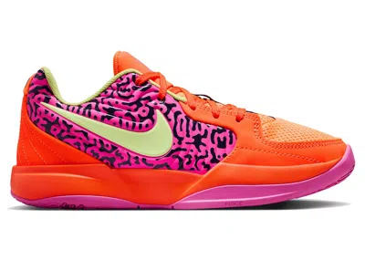 Pre-owned Nike Ja 2 Poison Dart Frog Sneakers In Obsidian/total Orange/pinksicle