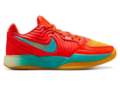 Pre-owned Nike Ja 2 Star Power Sneakers In Bright Crimson/dusty Cactus/life Lime