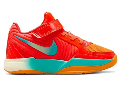Pre-owned Nike Ja 2 Star Power Sneakers In Bright Crimson/dusty Cactus/life Lime