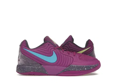 Pre-owned Nike Ja 2 Stargazer Sneakers In Bold Berry/light Lemon Twist/dark Raisin