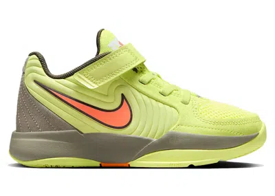Pre-owned Nike Ja 2 Twelve Time Sneakers In Light Lemon Twist/total Orange/light Army