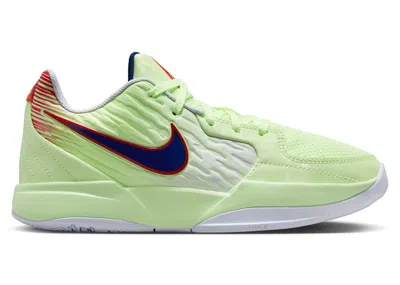 Pre-owned Nike Ja 2 Virtuoso Sneakers In Barely Volt/football Grey/picante Red