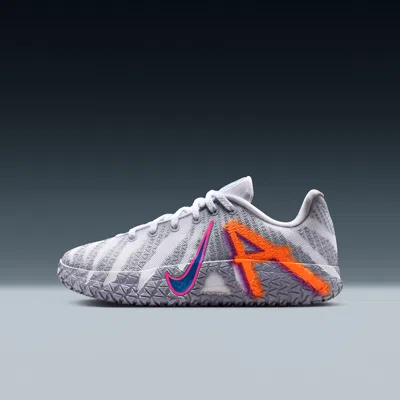 Nike Ja 3 "light Show" Big Kids' Basketball Shoes In Gray