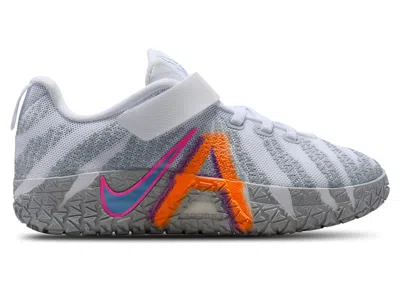 Pre-owned Nike Ja 3 Light Show Sneakers In White/dusty Cactus/hyper Pink