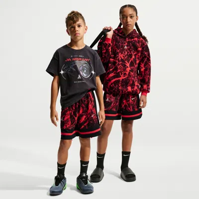 Nike Ja Big Kids' Dri-fit Basketball Shorts In Red