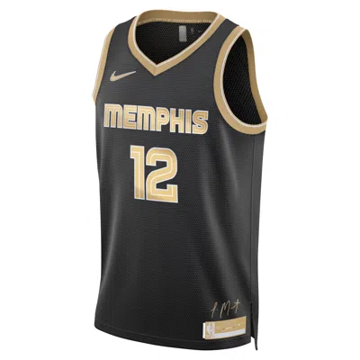 Nike Ja Morant Memphis Grizzlies 2024 Select Series  Men's Dri-fit Nba Swingman Jersey In Black