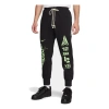 Nike Ja Standard Issue Dri-fit Pants 'black Lime'