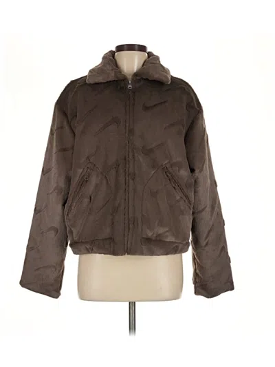 Pre-owned Nike Jacket In Brown