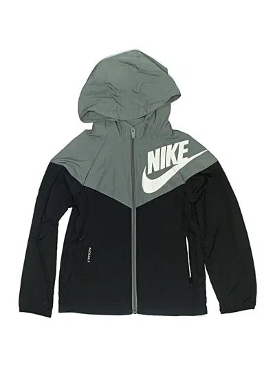 Pre-owned Nike Kids' Jacket In Gray