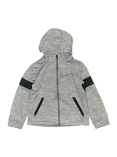 Pre-owned Nike Kids' Jacket In Gray