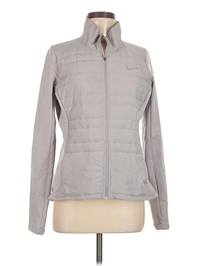 Pre-owned Nike Jacket In Gray