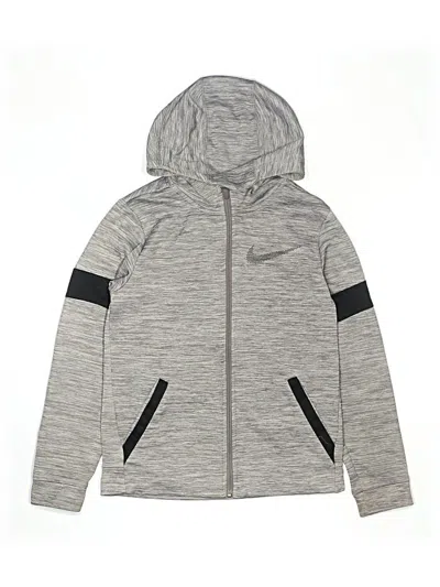 Pre-owned Nike Kids' Jacket In Gray