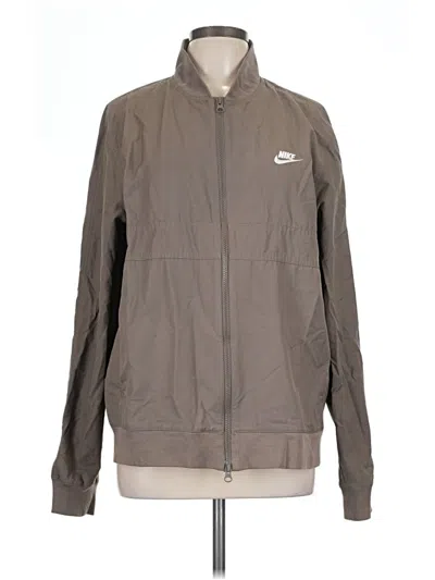 Pre-owned Nike Jacket In Gray