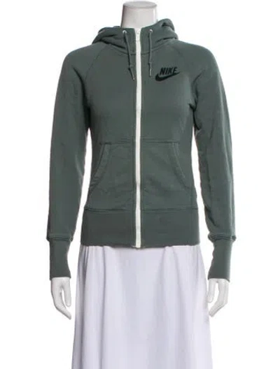 Pre-owned Nike Jacket In Green