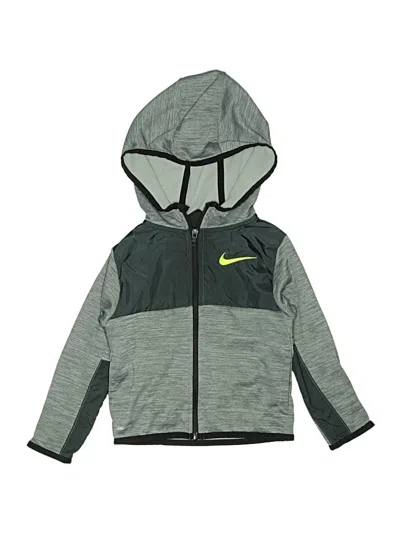 Pre-owned Nike Kids' Jacket In Green