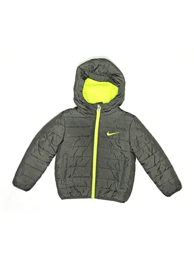 Pre-owned Nike Kids' Jacket In Green