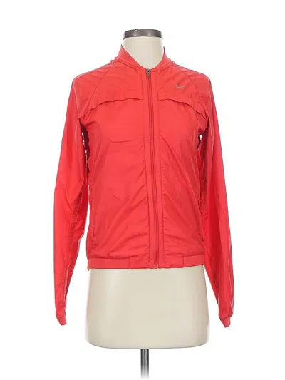 Pre-owned Nike Jacket In Red