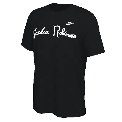Nike Jackie Robinson  Men's Baseball T-shirt In Black