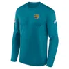 Nike Teal Jacksonville Jaguars Legend Small Logo Performance Long Sleeve T-shirt In Green