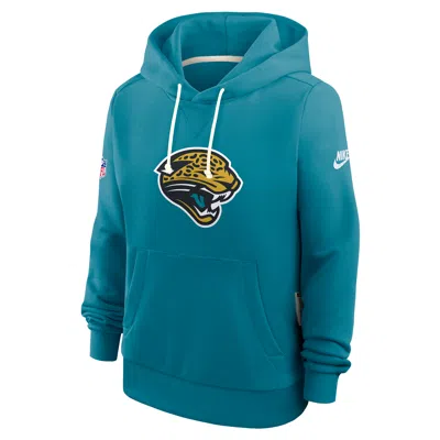 Nike Jacksonville Jaguars Alt Pack  Women's Dri-fit Nfl Pullover Hoodie In Green