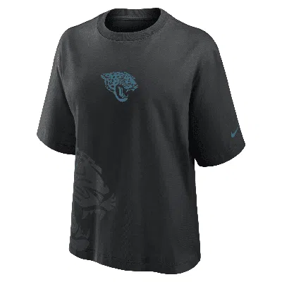 Nike Jacksonville Jaguars Boxy  Women's Nfl T-shirt In Black