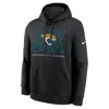 Nike Jacksonville Jaguars Busted Play Club  Men's Nfl Pullover Hoodie In Black
