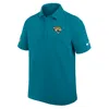 Nike Teal Jacksonville Jaguars Sideline City Pride Woven Performance Polo In Green