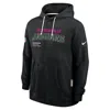 Nike Jacksonville Jaguars Crucial Catch Sideline  Men's Dri-fit Nfl Pullover Hoodie In Black