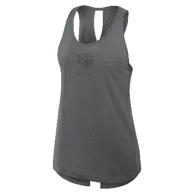 Nike Jacksonville Jaguars Established  Women's Dri-fit Nfl Tank Top In Gray