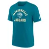 Nike Teal Jacksonville Jaguars Favorable Timeline Tri-blend T-shirt In Blue