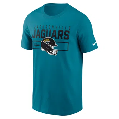 Nike Jacksonville Jaguars Helmet Essential  Men's Nfl T-shirt In Blue