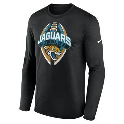 Nike Jacksonville Jaguars Legend Icon  Men's Dri-fit Nfl Long-sleeve T-shirt In Black