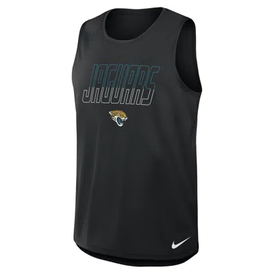 Nike Jacksonville Jaguars  Men's Dri-fit Nfl Tank Top In Black