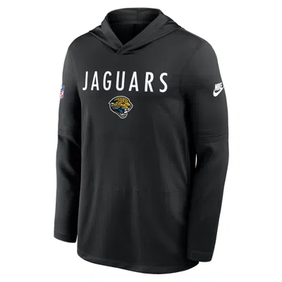 Nike Black Jacksonville Jaguars Alt Pack Pass Accuracy Performance Long Sleeve Hoodie T-shirt