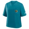 Nike Teal Jacksonville Jaguars Rewind Pocket Boxy T-shirt In Blue