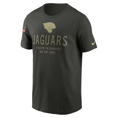 Nike Jacksonville Jaguars Salute To Service Sideline Primary Edge  Women's Dri-fit Nfl T-shirt In Green