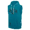 Nike Jacksonville Jaguars Sideline  Men's Dri-fit Nfl Sleeveless Pullover Hoodie In Blue