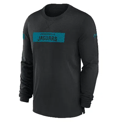 Nike Black Jacksonville Jaguars Sideline Player Performance Long Sleeve T-shirt